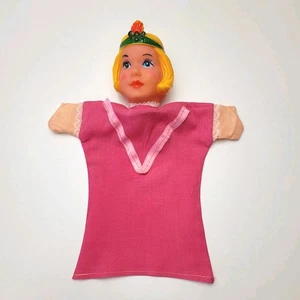 Vintage Mr Rogers' Nachbarschaft Prinzessin Handpuppe Gummikopf - Bild 1 von 16