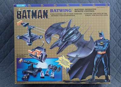 Mando a distancia Batman Batwing caja azul 1989 Vertibird Foto 1 de 4