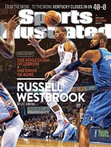 8 x 10 Reprint Glossy Russell Westbrook OKC Thunder Cover Sports Illustrated NBA - Picture 1 of 1
