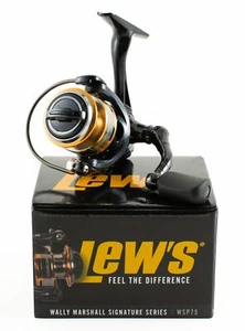 *LEW'S WALLY MARSHALL SIGNATURE SERIES WSP75 5.0:1 6 BEARINGS SPINNING REEL - Picture 1 of 5