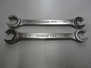 Qty (2) Allen USA Made 3/4" X 13/16" SAE Double Flare Nut 6pt Line Wrench 21415 - Picture 1 of 1