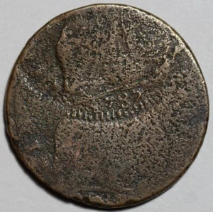 1787 Connecticut Colonial Copper Coin - Double Struck - Picture 1 of 8