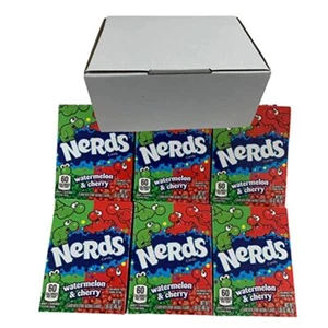 Nerds Sandía y Cereza Sabor 46.7g Por Caja - Pack De 9 Favores De Fiesta - Imagen 1 de 9