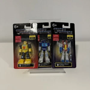 Limited Edition Transformers 2.5" Mini Figures 3X Bumblebee Soundwave Starscream - Picture 1 of 10