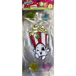 Shopkins Large Window Cling - 7 Poppy Corn - Hearts Stars - Rare 2013 - Bild 1 von 4