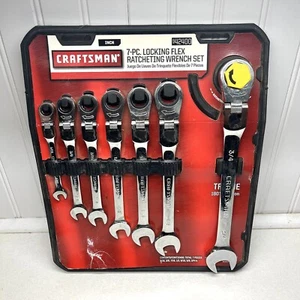 Juego de 7 llaves flexibles de bloqueo de trinquete NOS SEARS Craftsman 5/16" - 3/4" 42400 - Imagen 1 de 4