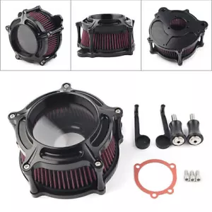 CNC Air Cleaner Intake Filter Fit Harley Dyna Softail Fatboy Touring Glide FLHT - Picture 1 of 11