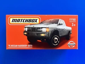 2022 Matchbox Power Grabs WHITE 1995 NISSAN NAVARA HARDBODY (D21) UTE /TRUCK - Picture 1 of 6