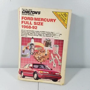 CHILTON'S FORD FORD/MERCURY FULL SIZE 1968-1992 MANUAL - Picture 1 of 4