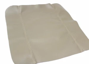 Fits 11-16 Ford F-250 Jump Seat Beige Vinyl Leather Center Console Armrest Cover - Bild 1 von 1