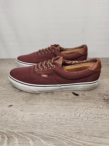 Vans Off The Wall Brown Leather Bohemian Skateboarding Shoes Men's  11 - Picture 1 of 6