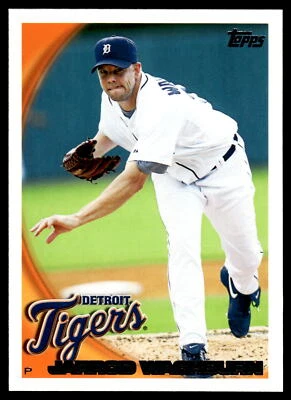 2010 Topps #277 Jarrod Washburn Detroit Tigers - Image 1 of 2