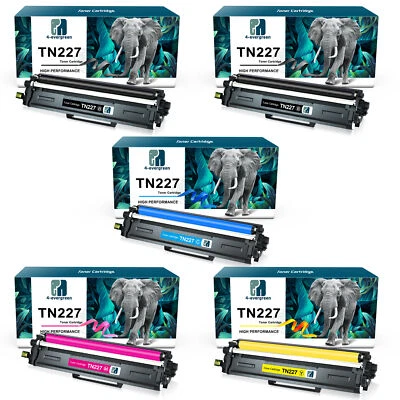5X HIgh Yield Toner Fit For Brother TN227 MFC-L3770CDW HL-L3270CDW HL-L3230CDW - Image 1 of 4