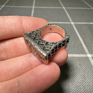 Vintage Dian Malouf 925 14k Statement Ring Größe 7,25 - Bild 1 von 10