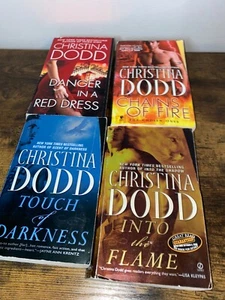 Christina Dodd lot of 4 paperback books Romance Suspense (2) Darkness Chosen    - Picture 1 of 1