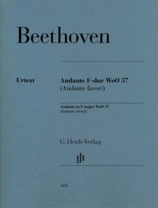 Beethoven Andante In F Major WoO 57 Andante favori for Piano Book NEW 051481476 - Picture 1 of 1