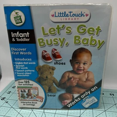  LITTLE TOUCH LEAP PAD Book, Cartridge Let's Get Busy, Baby infant / toddler - Image 1 of 4