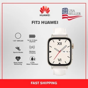 HUAWEI WATCH FIT 3 Smartwatch White ,1.82" AMOLED,5ATM, GIFT, Express - Picture 1 of 8
