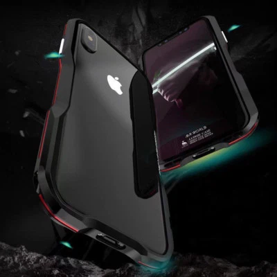 LUPHIE Aluminum Metal Bumper Case Shockproof Armor For iPhone 16e 15 16 Pro Max - Image 1 of 4