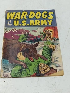 Vintage 'War Dogs of the US Army' #1 Avon Publication 1952 - Low Grade - Picture 1 of 6