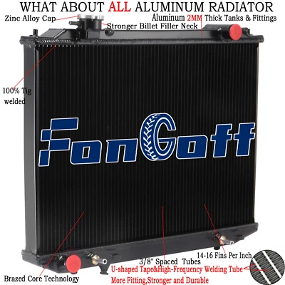 3Row Radiator For Ford Ranger PJ PK Mazda BT-50 2.5 3.0L Diesel 2006-2011 AT/MT； - image 1 of 4