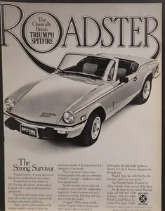 1976 Triumph Spitfire Roadster Sports Car Automobile print Ad - Picture 1 of 1