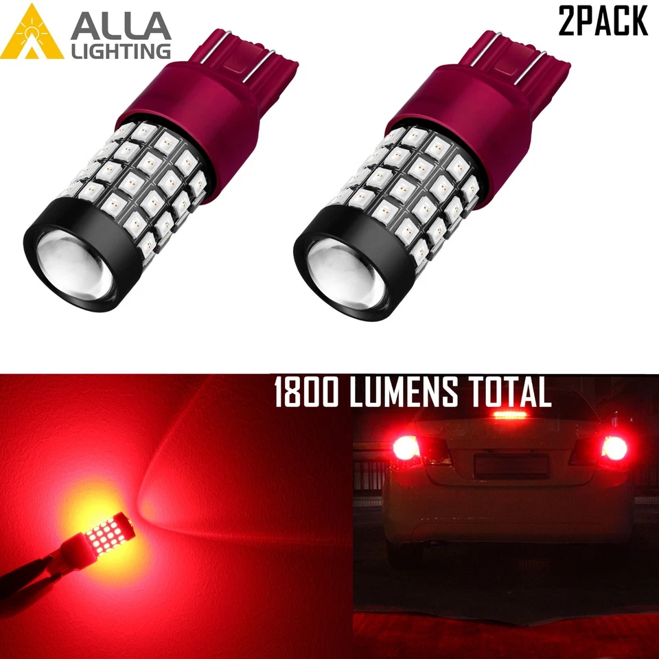 Bombilla trasera de freno/parada Allá Lighting 51 LED, marcador, intermitente, rojo puro brillante Foto 1 de 4