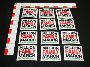 Vintage Million Family March Patch set  12 patches  - Picture 1 of 3