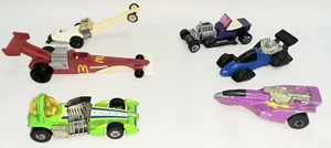 6 vintage HOT WHEELS drag race cars - 1988 - 1978 - 1971 - 1984 - 1993 - 1993 NR - Picture 1 of 6