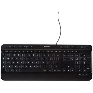 Verbatim 99789 Illuminated Wired Keyboard - Picture 1 of 1