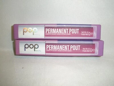 New Lot of 2 Pop Permanent Pout Liquid Lip Color OMG Violet - Image 1 of 2
