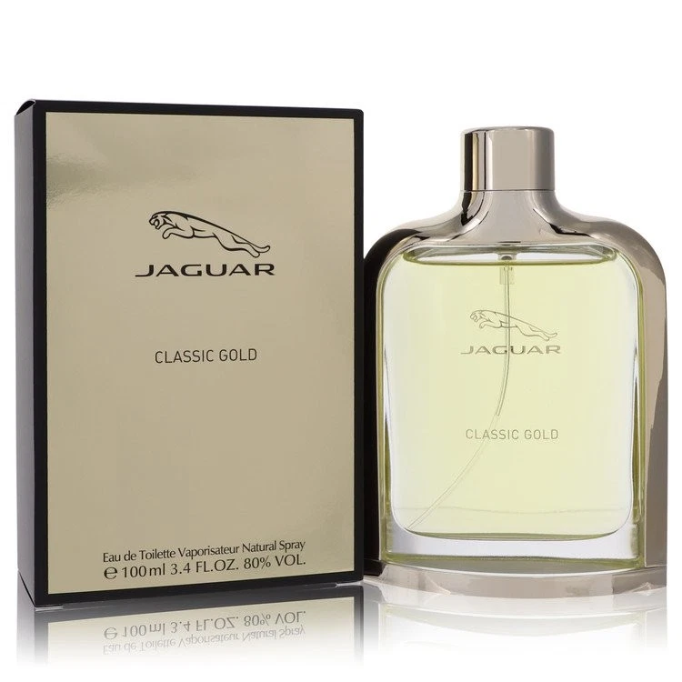Jaguar Classic Gold Eau De Toilette Spray Por Jaguar 3.4 OZ Eau De Toilette Spray Foto 1 de 1