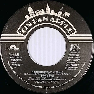 Fat Boys - Rock Ruling (7" Version) / Hell No! (7" Version) [7" 45 rpm Single] - Imagen 1 de 1