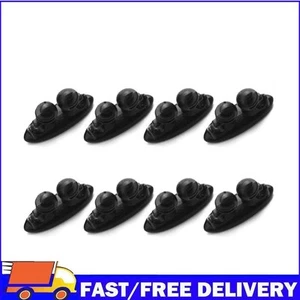 8pcs Multifunctional Headphone Cable Organizer Car Wire USB Cable Holder PVC - Afbeelding 1 van 10