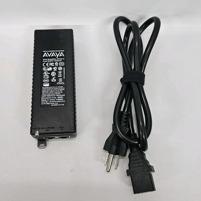 Fuente de alimentación de inyector Avaya PoE para Avaya 9608 9611G 9621G 9641G 9641GS con PC Foto 1 de 2