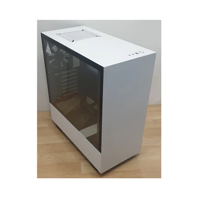 NZXT H510 ATX Midi  Tower Seitenfenster aus Hartglas Weiß / Schwarz (Gebraucht) - Bild 1 von 4