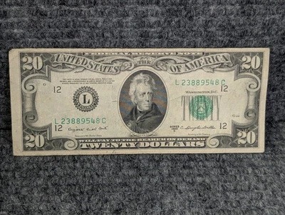 Billete de 20 dólares de la Reserva Federal 1950 C - L23889548C Foto 1 de 3