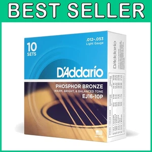 D Addario Corde per Chitarra Acustica Phosphor Bronze Confezione da 6 - Foto 1 di 7