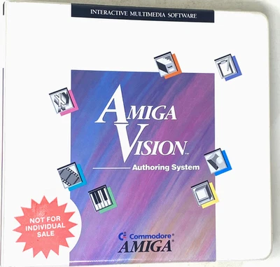 1990 Commodore Amiga Vision Authoring System Manual - FREE SHIPPING! - Image 1 of 4