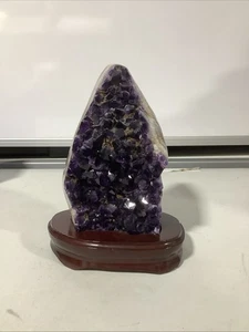Large Natural Polished Amethyst Agate Quartz Crystal Mineral Specimen - Picture 1 of 6