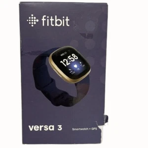 Fitbit Versa 3 Health & Fitness Smartwatch with GPS Midnight - Picture 1 of 15