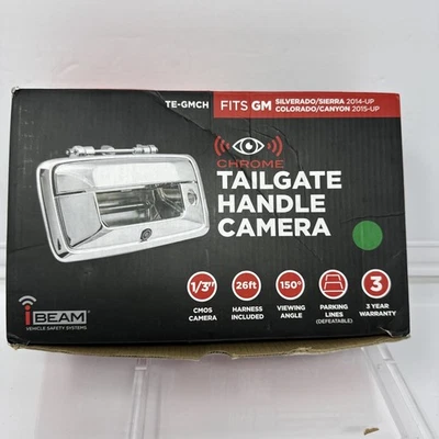 IBEAM  te-gmch CHROME Tailgate Handle camera Chevy Silverado/GMC Sierra 2014-17 - Image 1 of 4