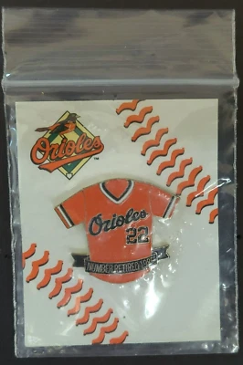 1988 Baltimore Orioles Retired Jersey Pin #22 Jim Palmer September 2 SGA - Image 1 of 2