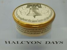 Halcyon Days USA Bicentenary - Liberty Bell Enamel Box - 1 7/8"(4.75cms)