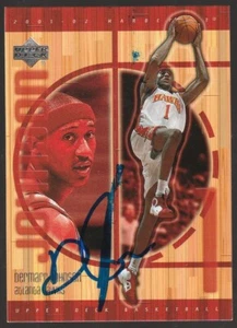 2001-02 Upper Deck Hardcourt #2 DerMarr Johnson IP autograph signed card - Picture 1 of 1