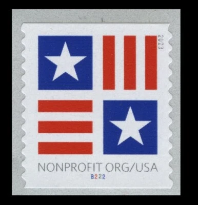 США #5756 var 5756A патриотический блок катушка PS1 PNC1 VF NH MNH B222 без номера сзади # - Изображение 1 из 2