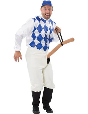 Abito elegante da uomo manopola fantino cervo notte divertente rude costume cattivo