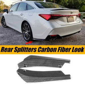 Difusor divisor parachoques trasero aspecto carbono Canards para Infiniti G37 Q50 Q60 Q70 - Imagen 1 de 12