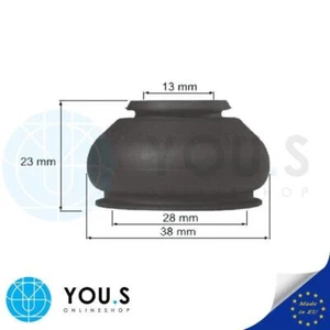 1 X Giunto di Supporto Tirante Protezione Manicotto Gomma 13-28-23 Universal Neu - Picture 1 of 1