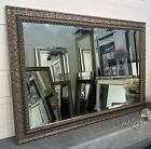 X LARGE Antique Silver Mirror Shabby Chic Ornate Decorative Bevelled Wall Mirror